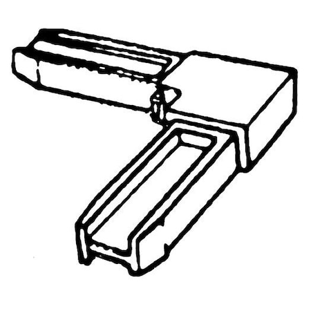 Strybuc Corner Plastic Almond 90M-454AD
